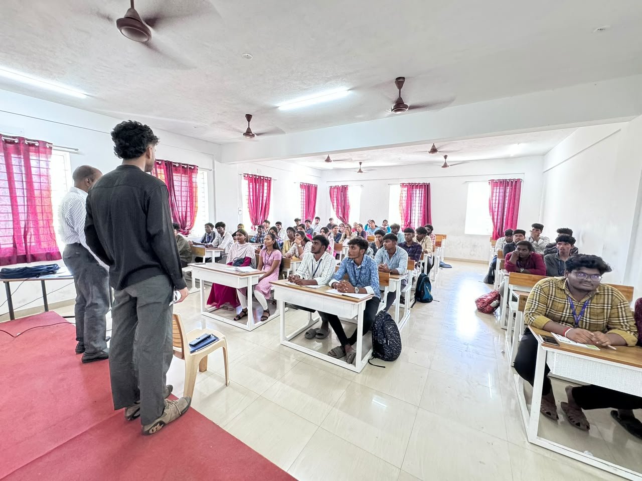 South India Campus Tour Classroom Session